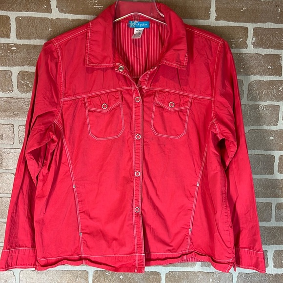 Fresh Produce Red Jacket size XL *flaw - Picture 1 of 14